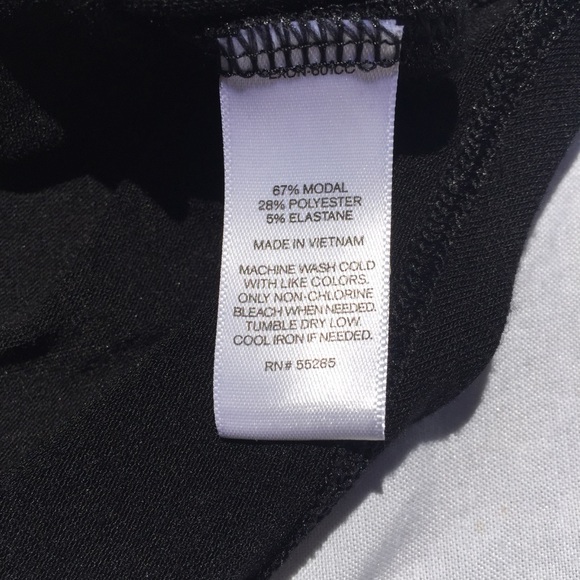 EXPRESS | black ruffle front tank top - Picture 6 of 6